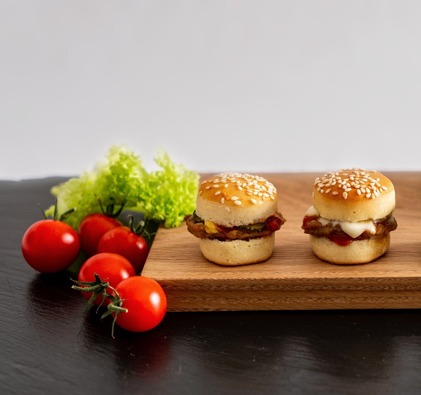 Mini Burger Falafel (vegetarisch)